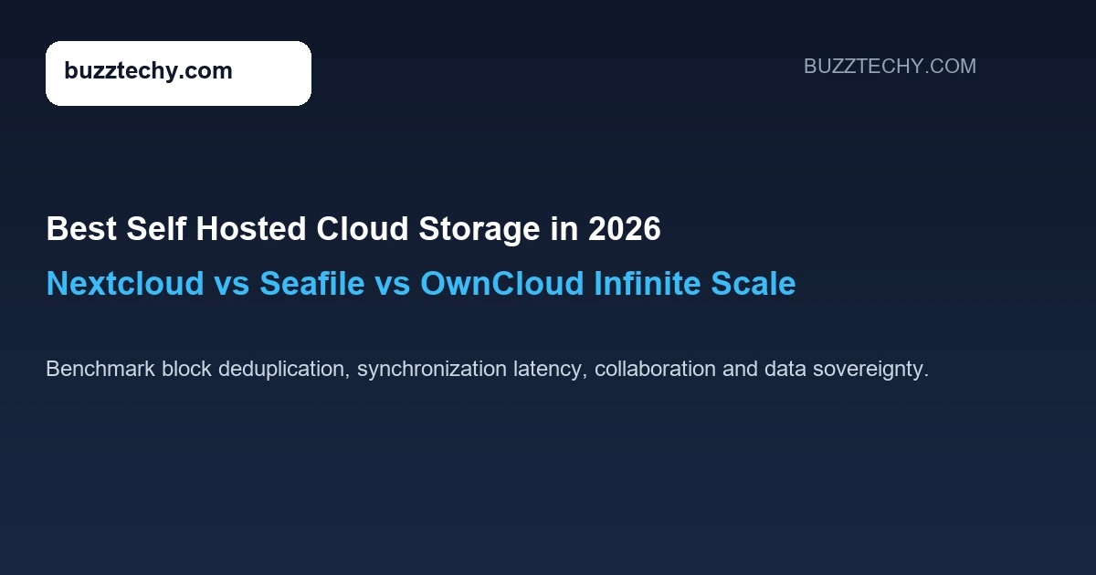 Best Self Hosted Open Source Cloud Storage: Nextcloud vs Seafile vs OwnCloud