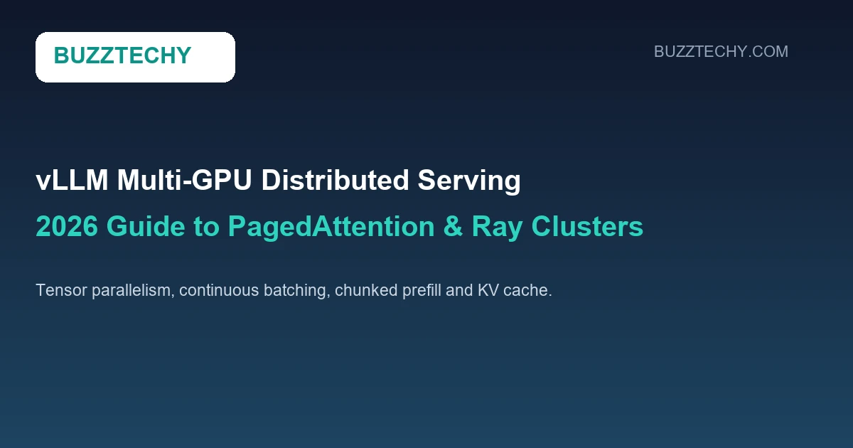 vLLM Multi-GPU Distributed Serving: 2026 Guide to PagedAttention, Tensor Parallelism & Ray